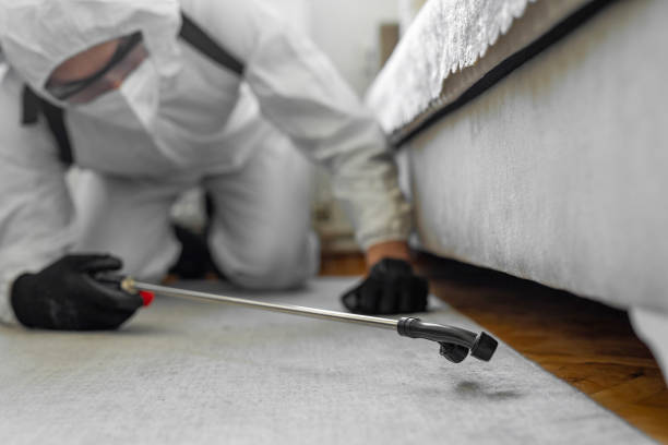 Professional Pest Control technician working in Milton, LA